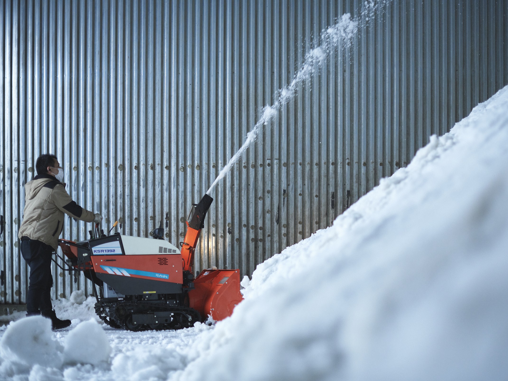 天然雪による低温保管