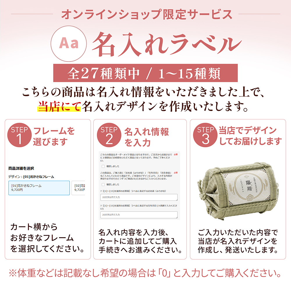 名入れラベル