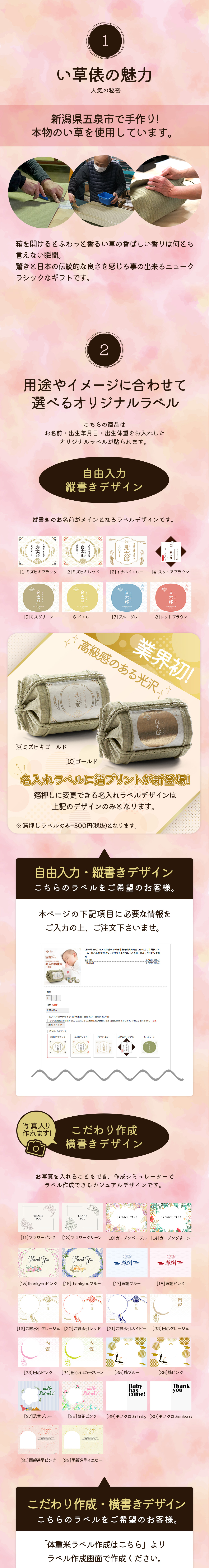 体重米 結婚式 両親プレゼント