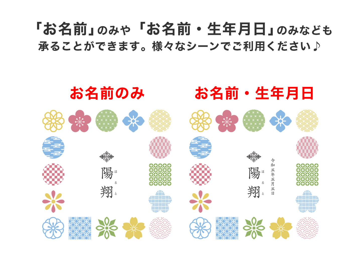 名入れラベルご利用方法