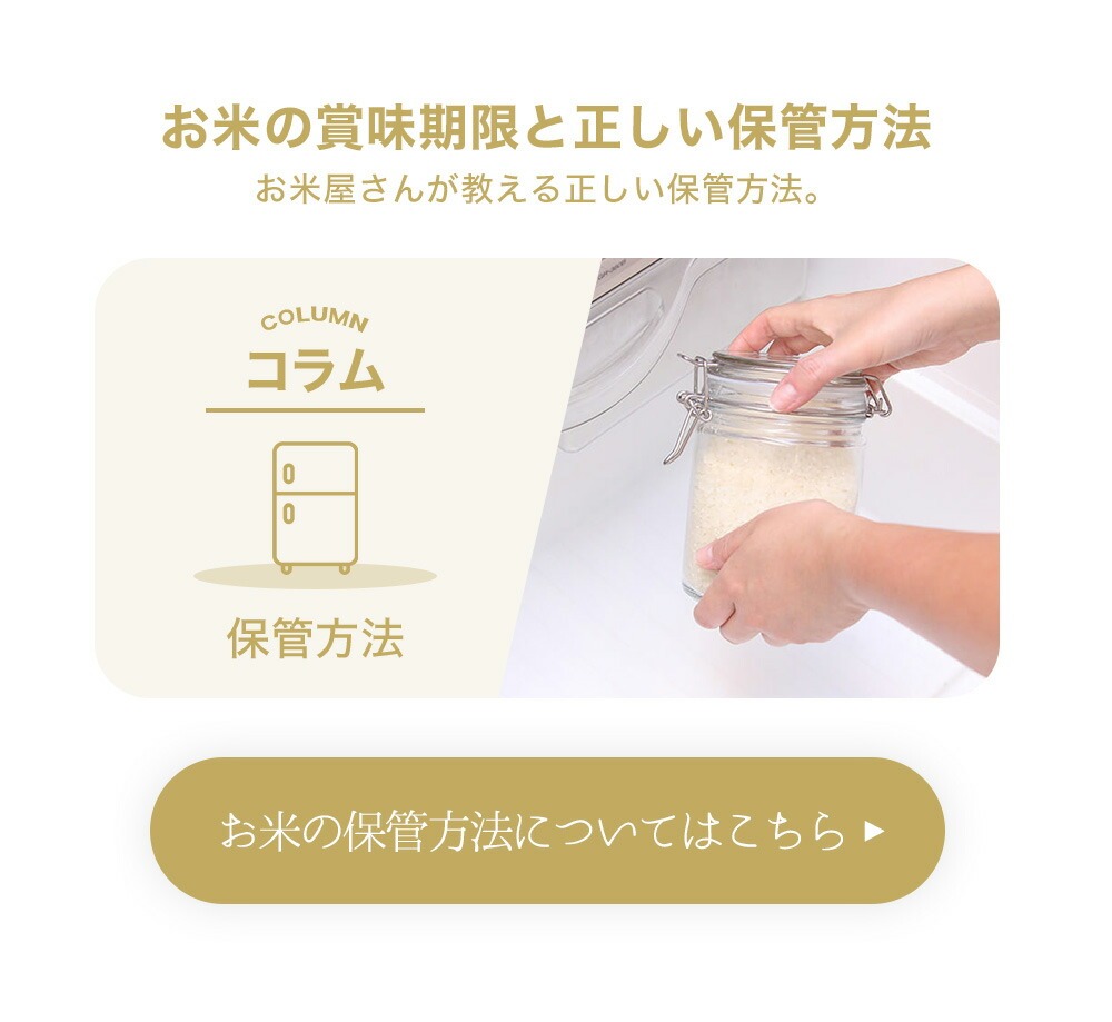 お米の保管方法